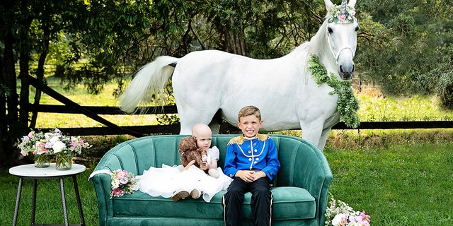 Leggio’s brother Ty was also able to participate and meet the magical creatures. 