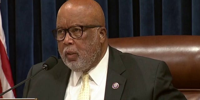 House 1/6 Committee Chairman Bennie Thompson of Mississippi is shown.