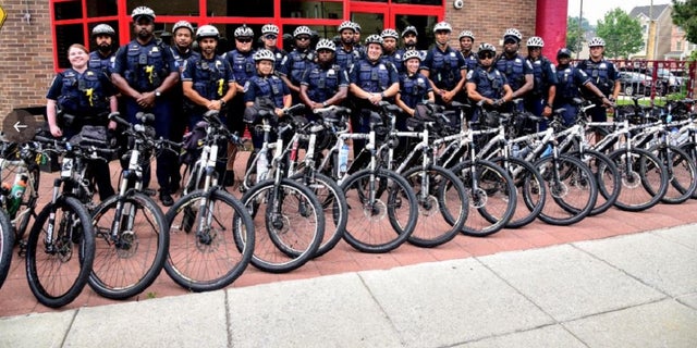 A new Washington D.C., police unit will be manned by officers on bicycles and scooters in high-crime areas, officials said Wednesday. 