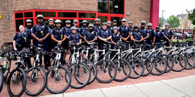 A new Washington D.C., police unit will be manned by officers on bicycles and scooters in high-crime areas, officials said Wednesday.