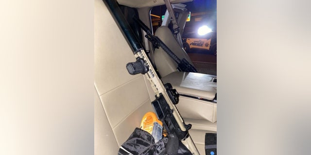 Wesley Martines was found will multiple illegal weapons in his truck, authorities said.