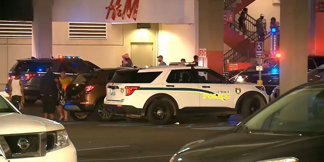 Scene of a shooting at West County Mall near St. Louis, Missouri on July 3, 2021. (KMOV via NNS)