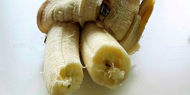 Aiden Martin peeled open a double banana during a break at his job at Asda, a grocery store, and found what he called a "once-in-a-lifetime" find.