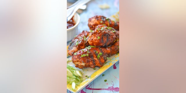 Whatever of the barbecue sauce that isn't used on the chicken drumsticks can be stored in the fridge and used on other dishes for up to two months, Verma writes on her blog.