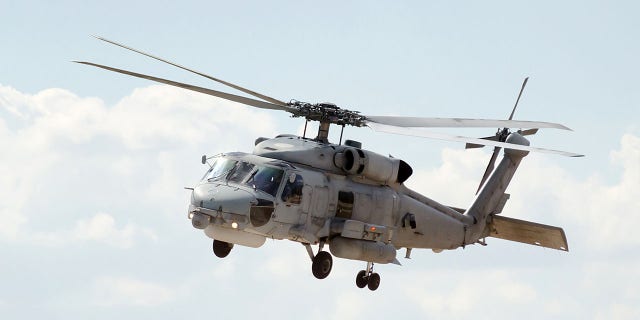 A Blackhawk helicopter UH-60. Somali militiamen shot down multiple Blackhawk helicopters during Operation Gothic Serpent in 1993.