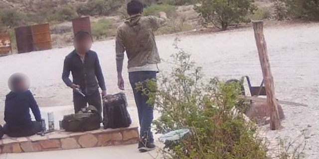Three armed undocumented migrants, who appear to be males, were encountered in Hudspeth County, Texas, on Tuesday after allegedly breaking into a ranch house and stealing two loaded handguns, ammo and other items.