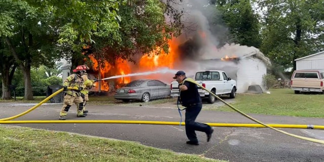 Columbia fire officials were investigating the cause of the blaze.