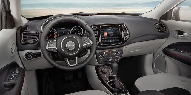 The 2021 Compass featured a very different interior design.