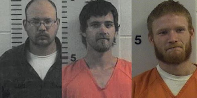 Investigators zeroed in on three suspects -- (from left to right) Alex Nathaniel Davis, 30, Austin Johnson, 23, and Kaelin Hutchinson, 24.