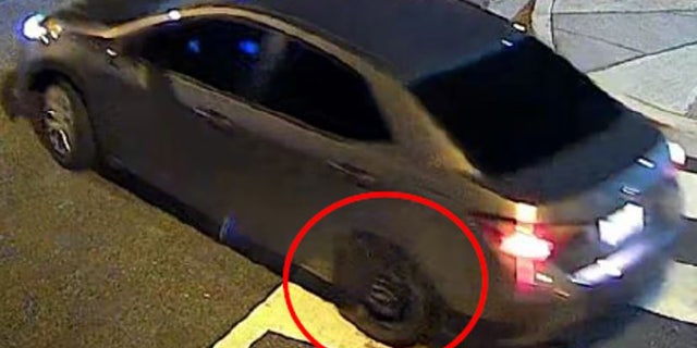 Detectives from the D.C. Metropolitan Police Department’s First District are appealing to the public for information about a gray Toyota Corolla with a missing hubcap on the rear driver’s side wheel and dark tinted windows.