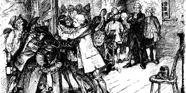 The Doctor’s Riot of 1788 (depicted above) was one of at least 17 anatomy uprisings across the US, sparked by outrage that doctors were digging up the dead.