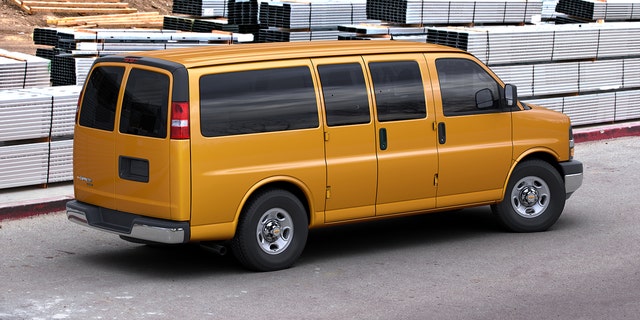 The Chevrolet Express is available in 12- and 15-passenger models.