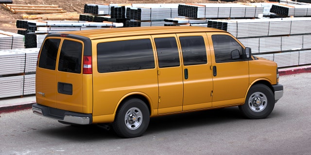 The Chevrolet Express is available in 12- and 15-passenger models.