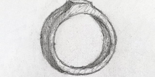 Jenny Urquhart's sketch of the ring.