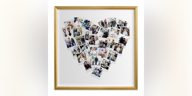 These personalized photo artwork can be personalized with text, multiple choices of frames, various color themes, and more. 