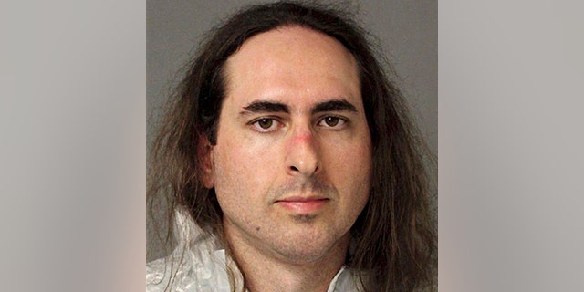 On June 28, 2018, a file photo provided by police of Anne Arundel shows Jarrod Ramos in Annapolis, Maryland. 