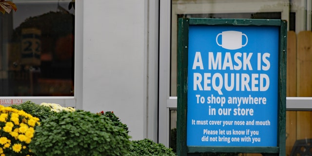 mask required istock