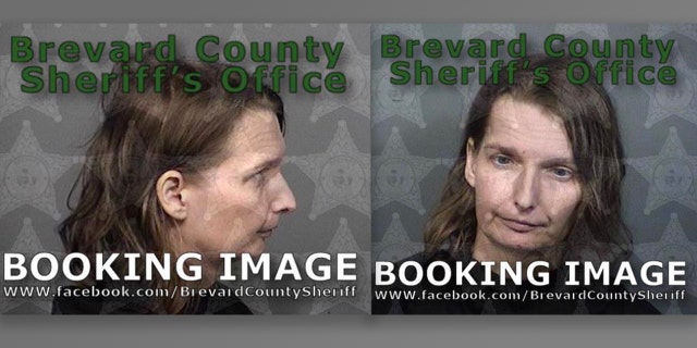 Melissa Doss, 43, is charged with aggravated child abuse and child neglect for allegedly keeping a child with autism in a cage. (Brevard County, FL, Sheriff)