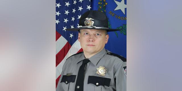 Trooper Micah May, 46, of the Nevada Highway Patrol.