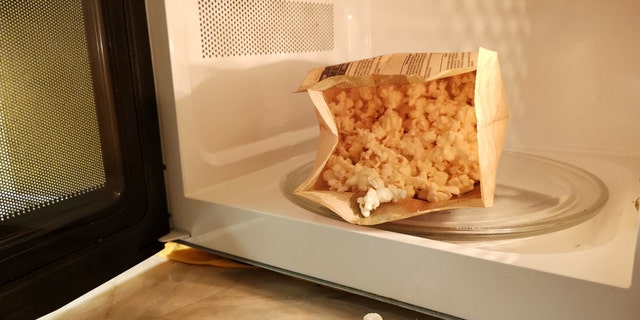 General Mills received the first patent for a bag of microwave popcorn in 1981, according to History.com.