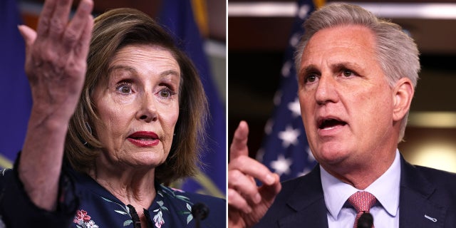 House Speaker Nancy Pelosi, D-Calif., and House Minority Leader Kevin McCarthy, R-Calif.