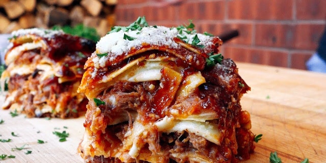 Colorado-based barbecue chain G-Que Barbecue shared its "Smoked BBQ Lasagna Recipe" with Fox News for National Lasagna Day.