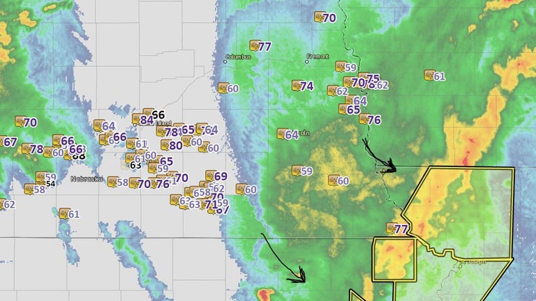 Omaha-area storm downs trees, flips plane, leaves thousands without power