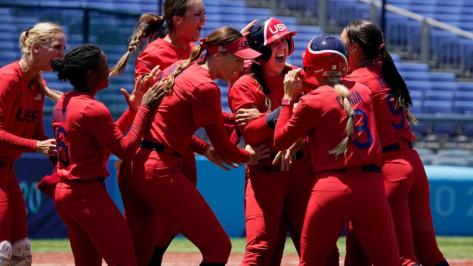 Team Usa Softball In Olympics Gold Medal Game After Epic Walk Off Against Australia Fox News