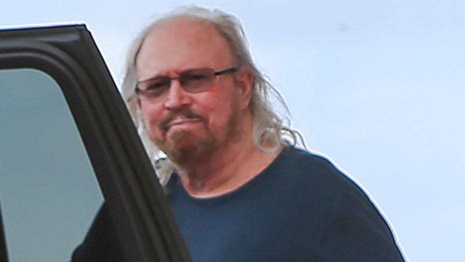 Bee Gees star Barry Gibb seen in rare public outing in Miami