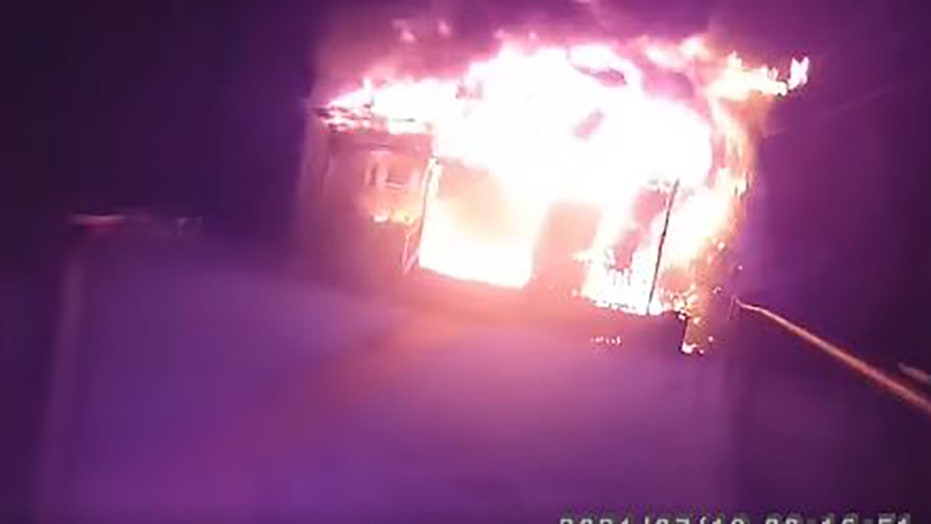 Upstate New York cop hailed a hero after rescuing family from burning home