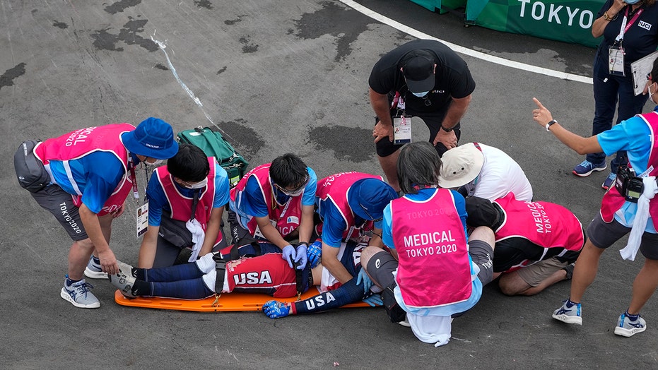 Connor Fields, USA's defending Olympic gold medalist BMX rider, suffers  horrific crash in semifinals | Fox News
