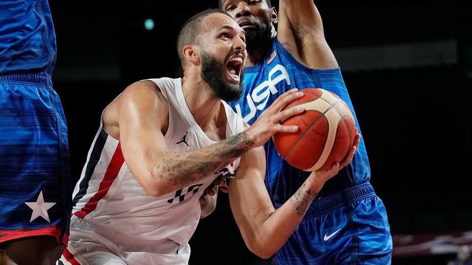 France Shocks Team Usa In Olympics Men S Basketball Opener Fox News