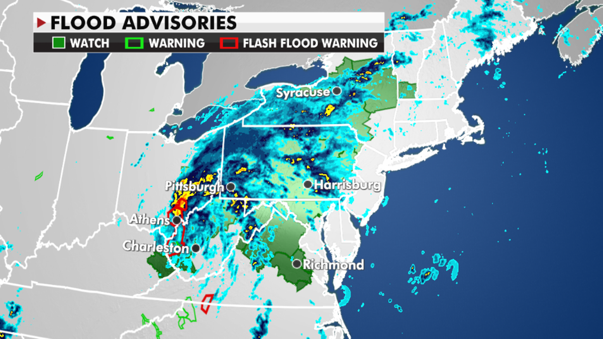 Flood advisories currently in effect. 