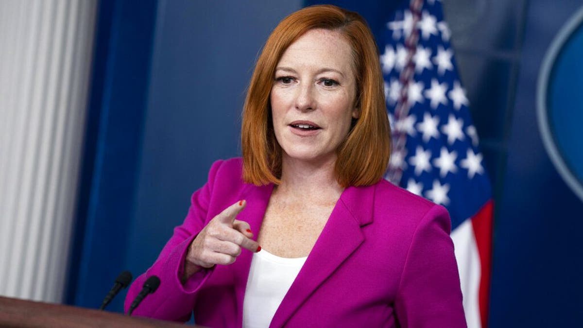 White House press secretary Jen Psaki speaks during a press briefing at the White House, Wednesday, Aug. 4, 2021, in Washington. (AP Photo/Evan Vucci)