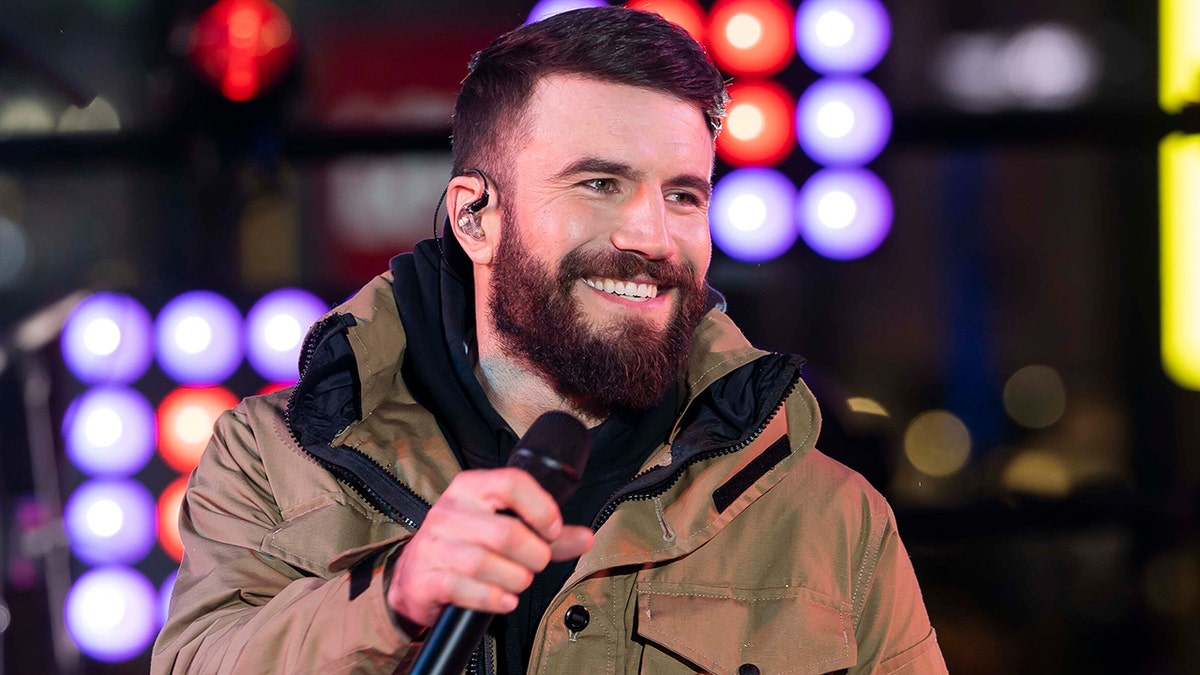 Sam Hunt performs at the Times Square New Year's Eve celebration in New York, 2019.