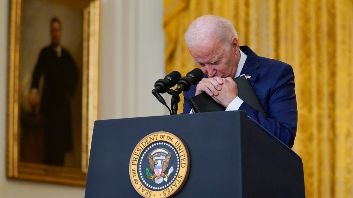 Afghanistan terror attack: Picture of President Joe Biden at White House