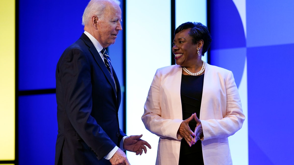 Joe Biden speaks at NEA annual meeting