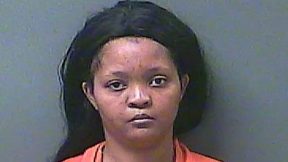 Thessalonica Allen, 34, is accused of fatally shooting her husband in Indiana. (La Porte County, Indiana, Sheriff's Office)