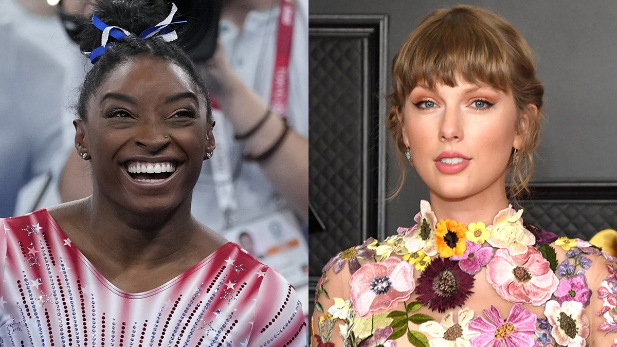 Taylor Swift and Simone Biles had an interaction on Twitter.