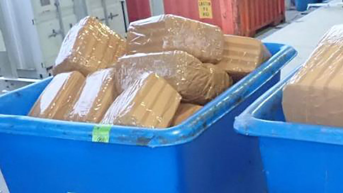 U.S. Border Patrol officers at the Otay Mesa Commercial Facility near San Diego discovered nearly $13 million worth of methamphetamine and fentanyl hidden inside a tractor-trailer.