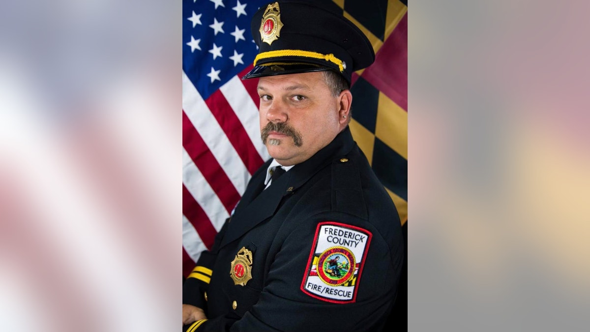 Frederick County, Maryland, Fire Department Capt. Joshua Laird has died after responding to a two-alarm house fire on Wednesday, (Credit: Courtney Yee, IAFF Local 3666)