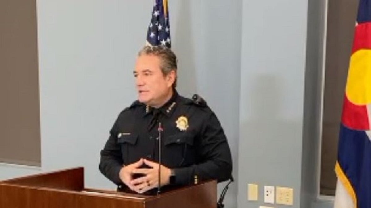 Denver police Chief Paul Pazen on Thursday announced the arrest of four young men related to a series of crimes, including the killing of an 18-year-old student. A fifth suspect is still being sought. 