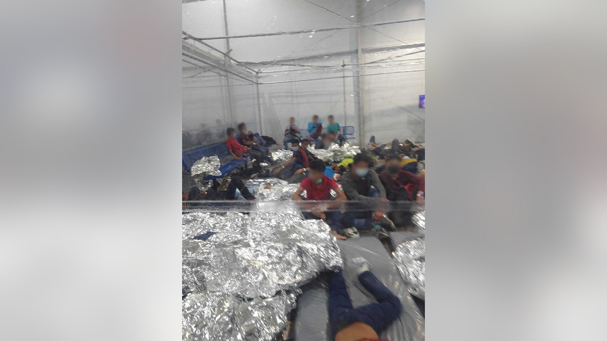 Images obtained by Fox News show conditions in the migrant center in Donna, Texas.