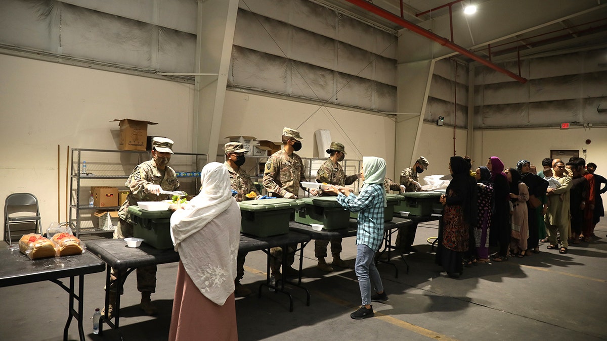 Army serving Afghan evacuees