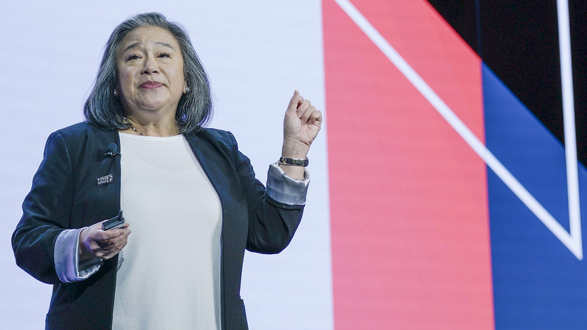 Attorney Tina Tchen, former chief executive officer for Time's Up, speaks during the 2020 Makers Conference in Los Angeles, California. Photographer: Kyle Grillot/Bloomberg via Getty Images