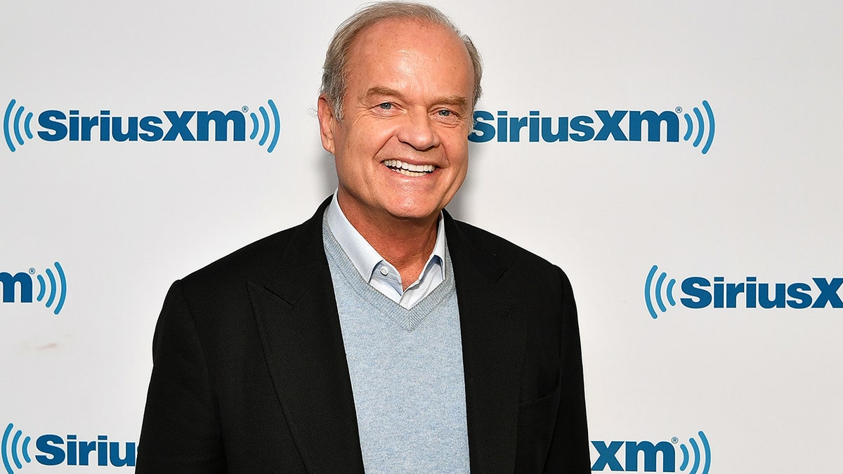 Kelsey Grammer with SiriusXM backdrop
