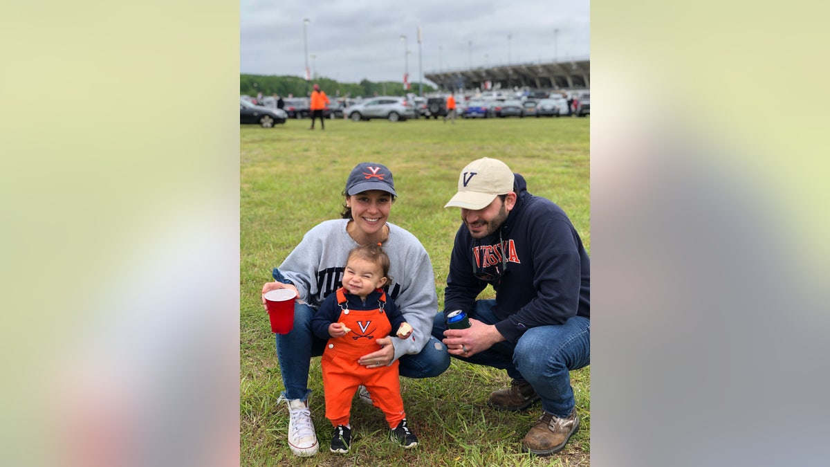 Tafuto with her daughter Layla and husband Mike (Source: Jennifer Tafuto)