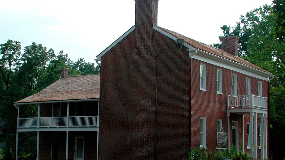 This undated file photo shows the Shawnee Indian Mission in Fairway, Kan. 