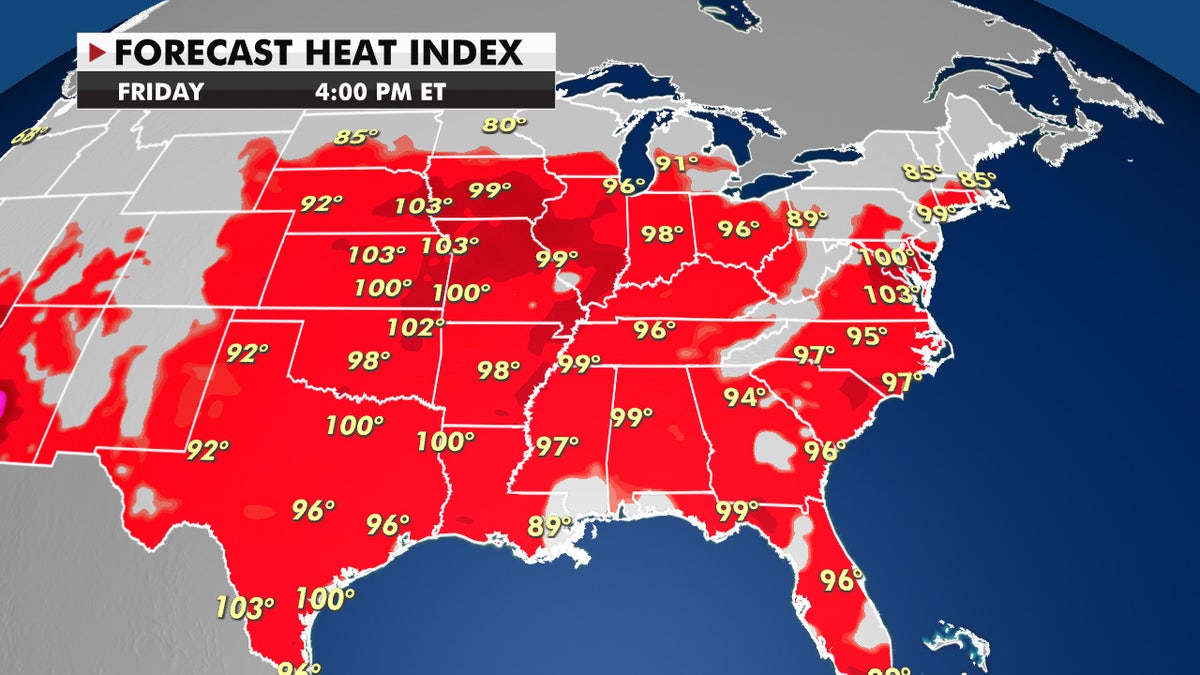 Heat across the U.S.