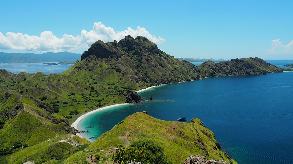 Indonesia's Komodo National Park is seen in this April 6, 2018 photo. Construction in the park on a tourism project dubbed "Jurassic Park" will continue, the Southeast Asian country's environment ministry said, despite UNESCO warnings the plans could have a negative environmental impact. (Reuters/Henning Gloystein)